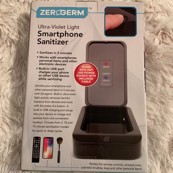 ✨✨🆕BRAND NEW ZEROGERM ULTRA-VIOLET LIGHT SMART PHONE 📱SANITIZER✨✨ - Picture 4 of 6